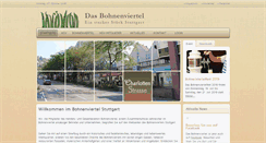 Desktop Screenshot of bohnenviertel-stuttgart.de